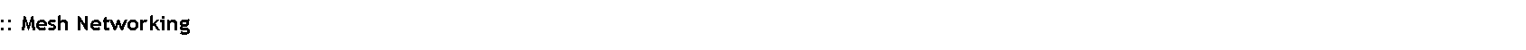 Text Box: :: Mesh Networking